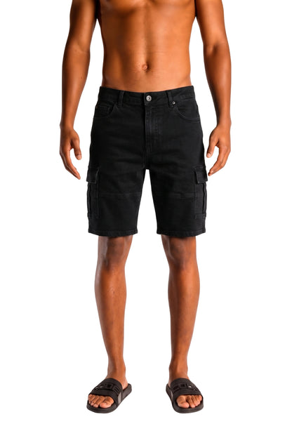 Cargo Denim Shorts