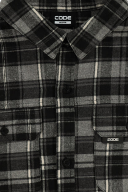 Flannel Shirt _ 146015 _ Black Multi