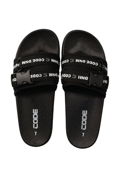 Double Strap Slides _ 151586 _ Black