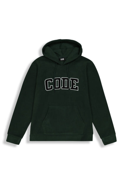 Polar Fleece Hoodie _ 156745 _ Forest Green