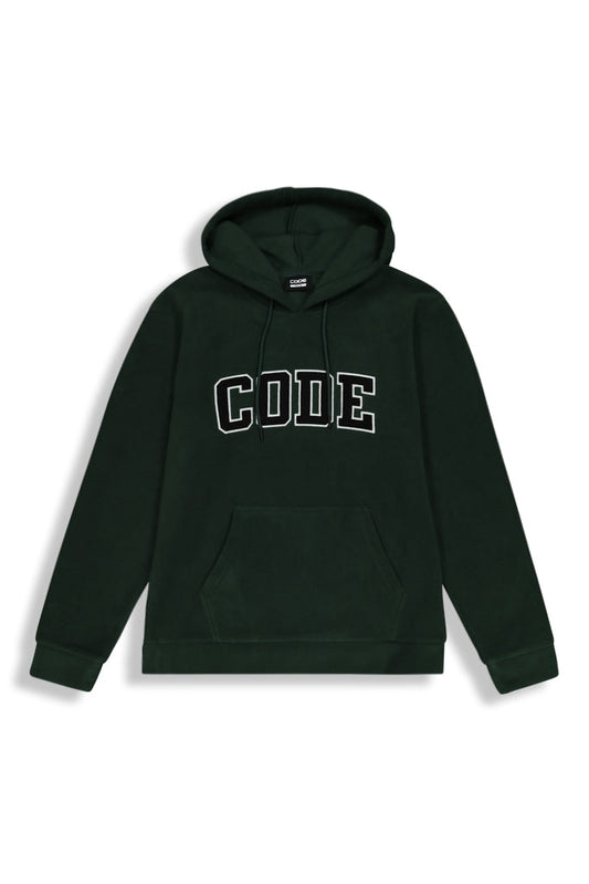 Polar Fleece Hoodie _ 156745 _ Forest Green