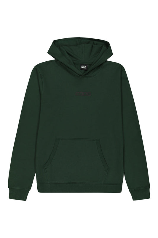 Fleece Hoodie _ 156660 _ Forest Green