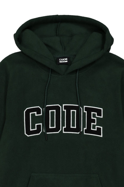 Polar Fleece Hoodie _ 156745 _ Forest Green