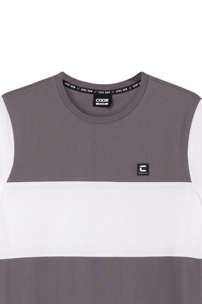 Multi Panel T-shirt - Dark Grey