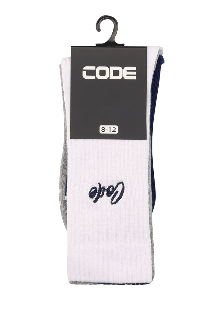 3-Pack Tube Socks