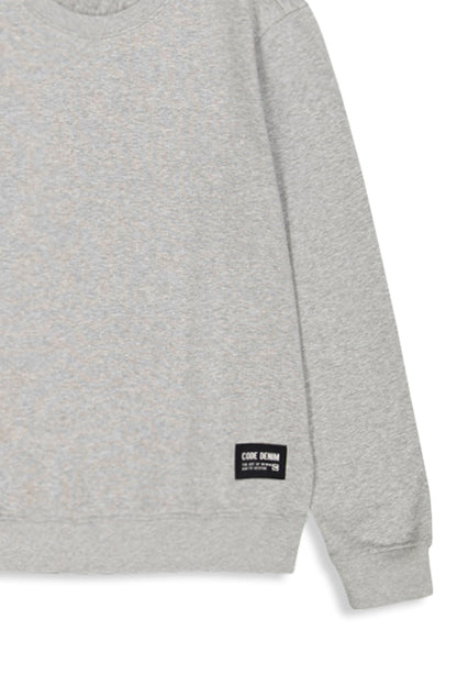 Crew Sweat Top _ 156659 _ Grey Melange