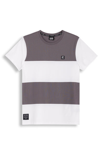 Multi Panel T-shirt - Dark Grey