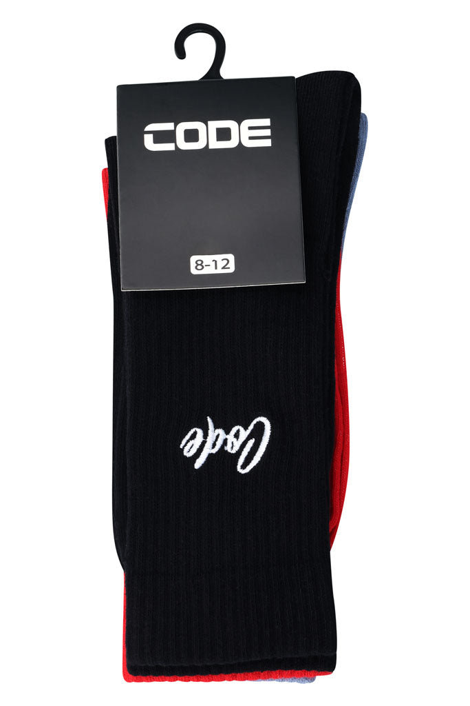 3-Pack Tube Socks