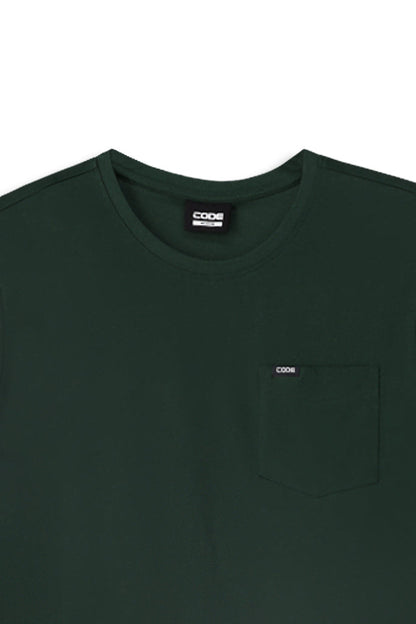 Crew Neck T-Shirt _ 156767 _ Forest Green