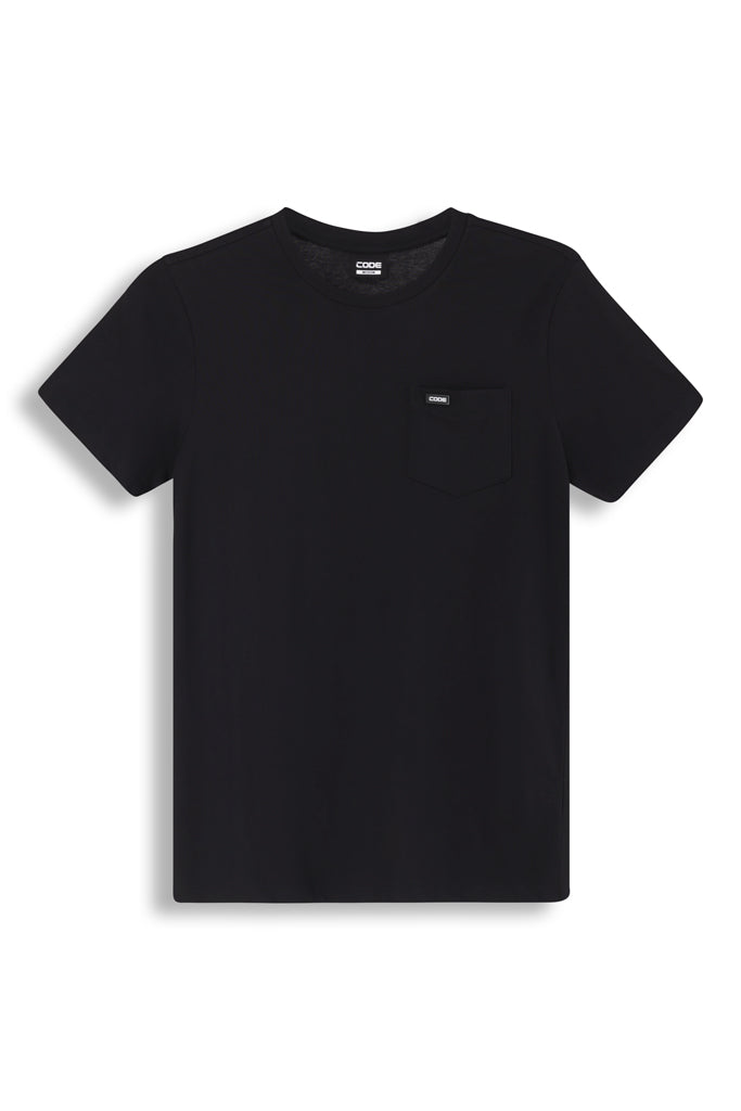 Crew Neck T-Shirt - Black
