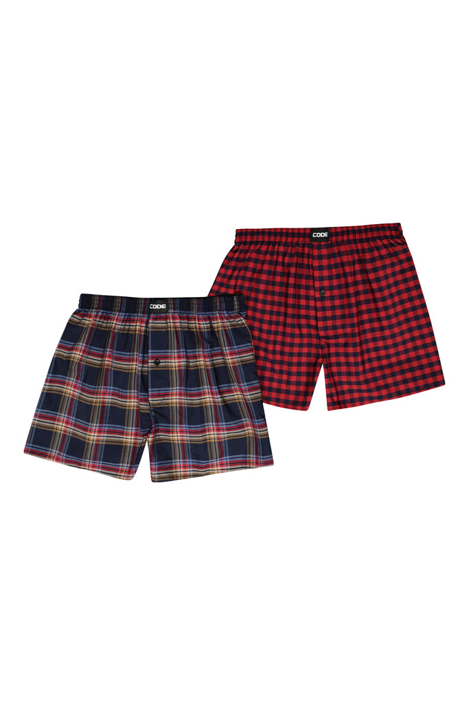2-Pack Boxers _ 163975 _ Deep Red
